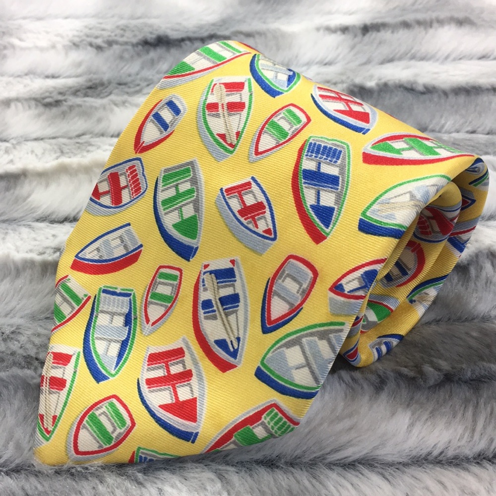 Eric Holch for Alynn Neckwear tie - Dinghy Madness